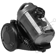 Пылесос BBK BV1503, черный/темно-серый, 320/2000 Вт, уборка сухая, пылесборник контейнер 2.5 л