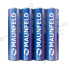 Батарейки Maunfeld Alkaline ААА(LR03 MBLR03-SR40, спайка 4 шт.