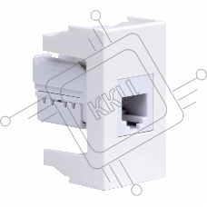 Розетка телефонная DKC Viva 45018 1-м 1 мод, RJ12, 6P6C, белый