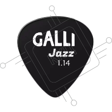 Медиатор GALLI STRINGS [J13B 114] серии Jazz, целлулоид, толщина 1.14 мм
