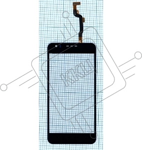 Сенсорное стекло (тачскрин) для HTC Desire 10 Lifestyle, черное