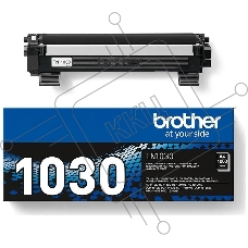Картридж лазерный Brother TN1030 чёрный (2 500 стр.) для Brother HL-1110E/HL-1112E/HL-1210WE/HL-1210WE/HL-1212WE/DCP-1510E/DCP-1512E/DCP-1610WE/DCP-1612WE/MFC-1810E/MFC-1910E