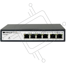 Коммутатор Smart Managed L2 PoE Switch 4 x 1000Base-T PoE+, 2 x 1000Base-T, PoE-60W budget