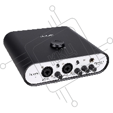 Аудиоинтерфейс USB Icon Duo44 Dyna B/W АЦП/ЦАП: 24 бит/192 кГц, 127 дБ, входы/выходы: 2хCombo XLR/TRS/ 2х1/4