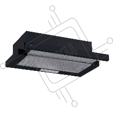 Вытяжка встраиваемая Candy CBT60RBG-07 чёрный, 60 см, 650 м³/ч, 70 дБ