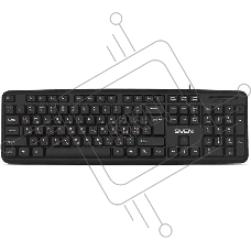 Клавиатура проводная SVEN KB-S230 черная (104кл, каб. 2м)