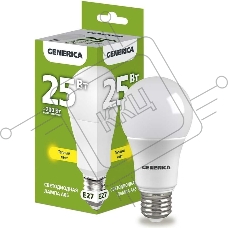 Лампа cветодиодная LED A65 IEK LL-A65-25-230-30-E27-G груша 25Вт 230В 3000К E27 GENERICA