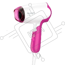 Фен Philips BHD003/00 1400 Вт, розовый/белый