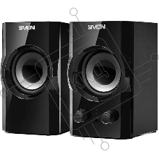Акустическая система SVEN SPS-606, черный, акустическая система 2.0 (мощность 2x3 Вт(RMS))
