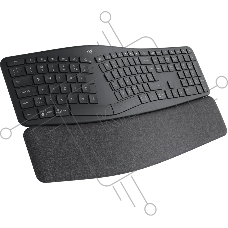 Клавиатура Logitech Ergo K860 беспроводная, Bluetooth, радиоканал, чёрный