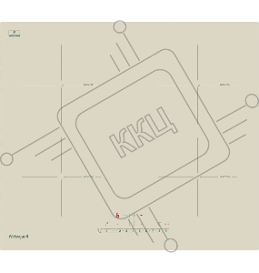 Индукционная варочная поверхность Weissgauff HI 640 GSC бежевый