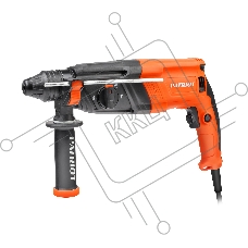 Перфоратор Patriot RH 263, SDS+, мощность 880 Вт, 2.9 Дж, 3 режима работы, макс.диаметр 26мм, глубиномер, кейс