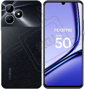 Смартфон Realme Note 50 RMX3834 64Gb 3Gb черный 3G 4G 6.74