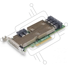 HBA-адаптер Broadcom 9305-24i SGL (05-25699-00 / 03-25699-02007) PCIe 3.0 x8 LP, SAS/SATA 12G HBA, 24port(6*int SFF8643), 3224 IOC