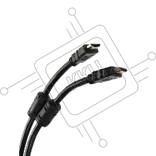 Кабель HDMI-19M --- HDMI-19M ver 2.0+3D/Ethernet,2 фильтра 10m Telecom <TCG200F-10M>