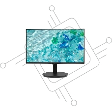 Монитор Acer CB242YGbmiprx 23,8'', 16:9, IPS, FHD, 1ms, 300cd, 120Hz, VGA, HDMI, DP, SPK, HAS