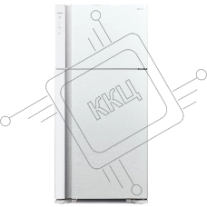 Холодильник Hitachi R-V660PUC7-1 PWH белый двухкамерный инвертер 405/145л морозилка сверху