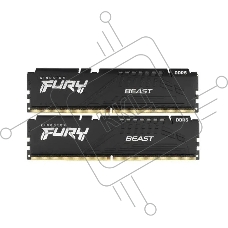 Оперативная память Kingston Fury Beast, DDR5, 16GB (2x8GB), 6000MHz, CL36, с радиаторами, черный