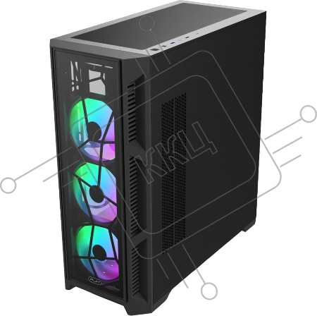 Корпус AGOS ULTRA TG4 (E-ATX; 4pcs ARGB 120x120x25mm fans pre-installed; Type C + USB3.0 port; 4.0mm Tempered glass with hinge design; 3.5 HDDx2 + 2.5 SSD/HDDx3)