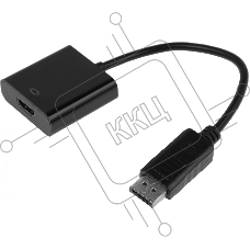 Кабель-переходник аудио-видео Premier H105 DisplayPort (m)/HDMI (f) 0.15м. черный (A3378)