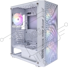 Компьютерный корпус 1STPLAYER FIREBASE XP White / ATX / 4x120mm LED fans / XP-WH-4F1-W