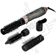 Фен-щётка Polaris PHS 1204i маренго/розовый, 1200 Вт, ионизация, 25/35 мм