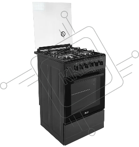 Кухонная плита MIU 5016 ERP черная с электродуховкой