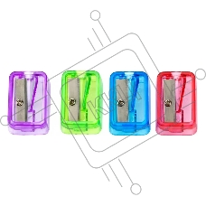 Точилка для карандашей ручная Deli EH552 Little Singer 1 отверстие пластик ассорти коробка