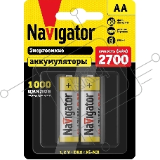 Аккумулятор NAVIGATOR NHR-2700-HR6-BP2, 1.2 В