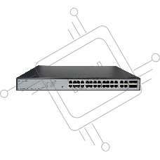 Коммутатор ORIGO OS2328P/360W/A1A, 24×1 Гбит/с PoE + 4×1 Гбит/с Combo (SFP/RJ-45), настраиваемый