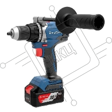 Дрель-шуруповерт DongCheng DCJZ06-13, 20 В, 5 Ач, 120 Нм, бесщеточный