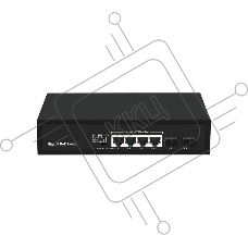 Коммутатор GIGALINK GL-SW-G005-04P(BT), 4×1 Гбит/с PoE + 2×1 Гбит/с SFP, неуправляемый