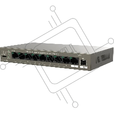 Коммутатор IP-COM G1110PF-8-102W, 8×1 Гбит/с PoE+ + 1×1 Гбит/с Uplink + 1×1 Гбит/с SFP, неуправляемый