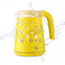Чайник BQ KT1713P Yellow. Мощность:2200 Вт, Объем 1,7л, LED подсветка