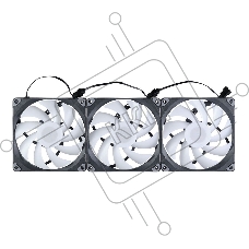 Комплект вентиляторов (3шт.) PHANTEKS M25 DRGB Black 140x140x25мм (PWM, 20шт./кор, 500-1800 об/мин, 36.57dBa)