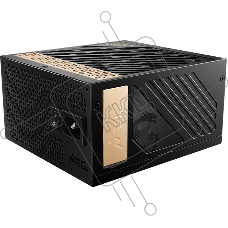 Блок питания MSI MEG Ai1300P (306-7ZP4A11-CE0), 1300Вт, 80 PLUS Platinum, 120мм, модульный, черный / золотой