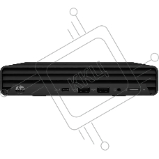 Неттоп HP 260 G9 Mini i3 1315U (1.2) 8Gb SSD256Gb UHDG Free DOS GbitEth WiFi BT 65W kb мышь клавиатура черный (9H6M7ET)