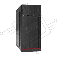 Компьютерный корпус Miditower ExeGate AA-442U2-AA350 (ATX, AA350 8 см, 1*USB+2*USB 3.0, аудио, черный)