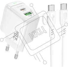 Сетевое зарядное устройство BOROFONE (6941991113864) BAS44Aaa 2USB 3.0A PD 20W+QC 3.0