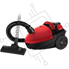 Пылесос Vitek VT-1825 (MC) черный/красный, 350/1800 Вт, уборка сухая, пылесборник мешок 2.5 л