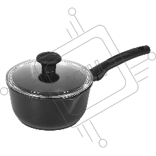 Ковш Maunfeld OSVALD MF15SVLD15SP универсальный из литого алюминия со стеклянной крышкой, 1,5 л