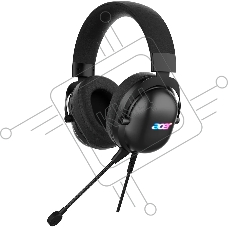 Гарнитура Acer AHW122 чёрный, проводная, USB, подсветка