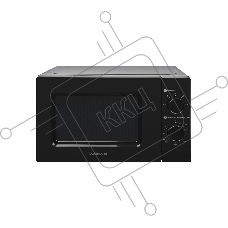 Микроволновая печь HOME HMM207BB черный, 20 л, 700 Вт, переключатели — поворотный механизм