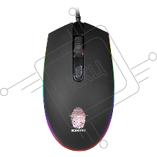 Мышь проводная Qumo Pretender M53 черный, 3200 dpi, USB, кнопки - 4