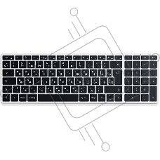 Клавиатура беспроводная Satechi Slim X2 Bluetooth Backlit Keyboard, Bluetooth, Серебристый ST-BTSX2S-RU