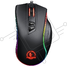 Мышь проводная Jet.A Panteon PS88 черный, 6200 dpi, USB, кнопки - 9