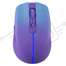 Мышь беспроводная Defender Mystery MM-301 фиолетовый, 1600 dpi, радиоканал, Bluetooth, USB, кнопки - 6