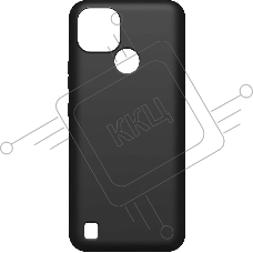 Чехол (клип-кейс) BoraSCO Silicone case  для Realme C21  черный (матовый)