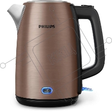 Чайник электрический Philips HD9355/92 1.7л. 1740Вт медный корпус: нерж.сталь/пластик