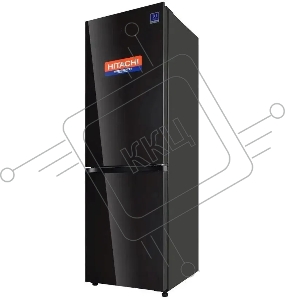 Холодильник Hitachi R-B410PUC6 BBK 2-хкамерн. черный инвертер